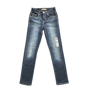 NEW Levi's Classic Mid Rise Skinny Medium Dark Wash Size 2